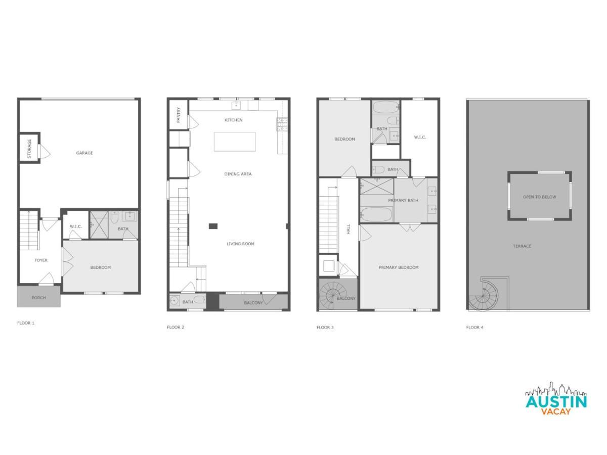 Urban Oasis 1 Mile From Ut Plus Garage And Rooftop Austin Exterior photo